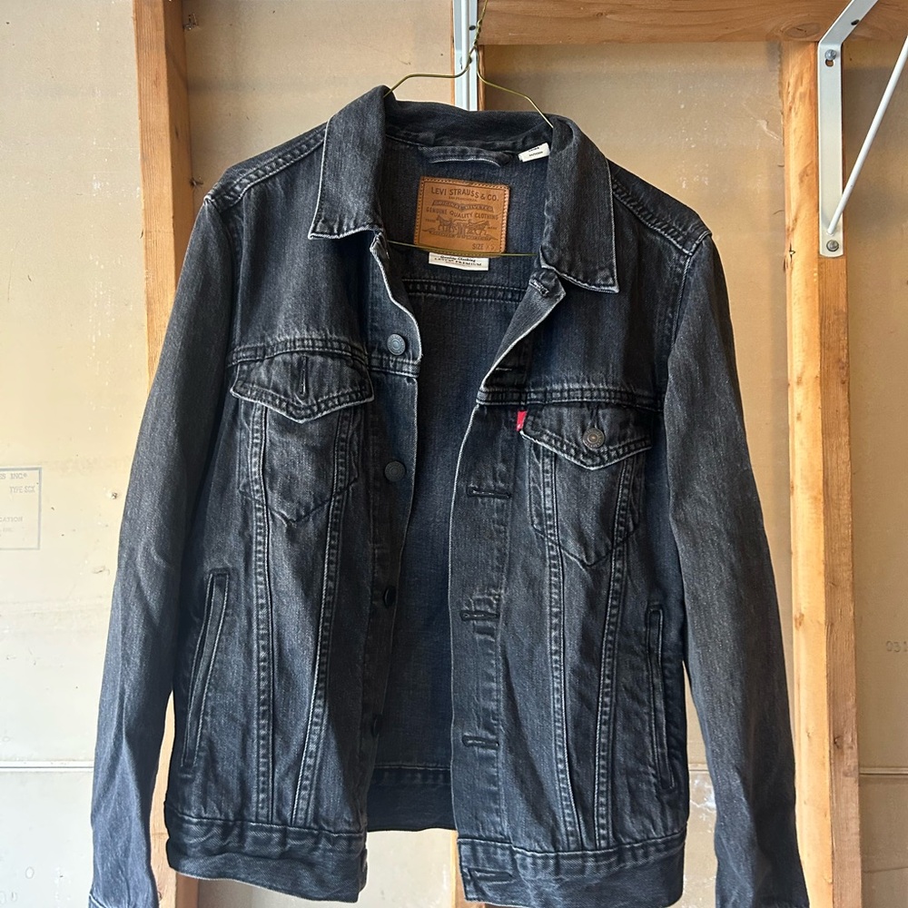 Levi's Black Denim Jacket for Men